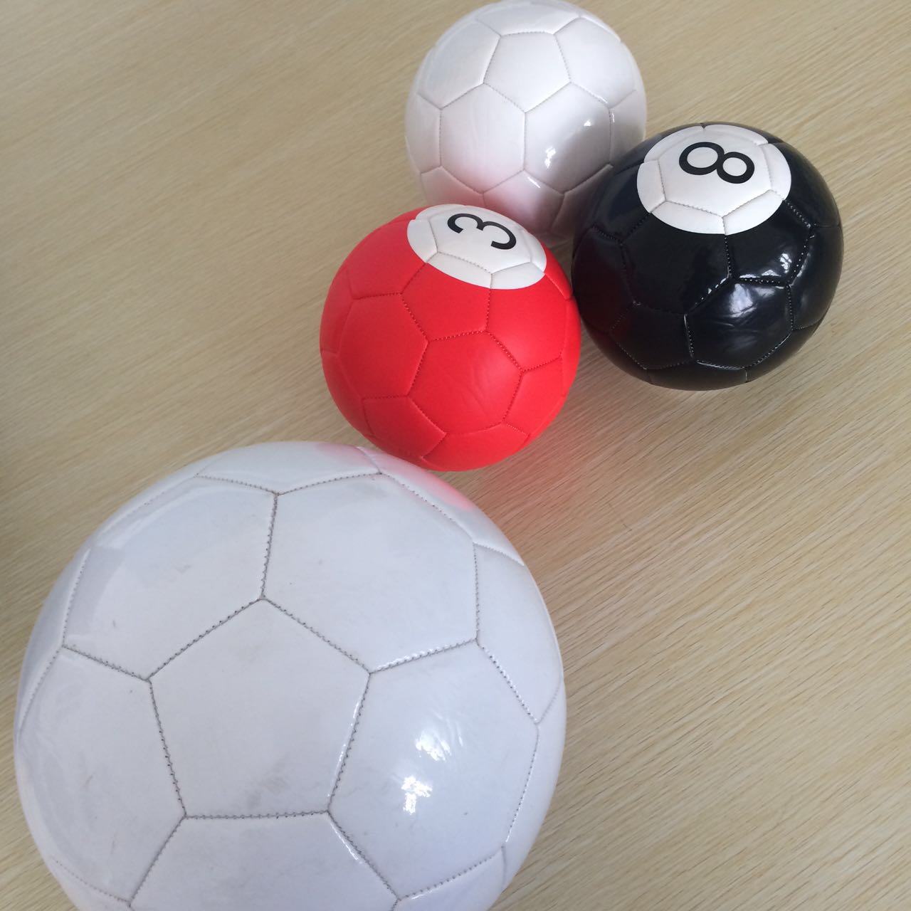 3 # Gaint Snook Sfera Snookball Snooker Biliardo Calcio 8 Pollici Gioco Enorme Piscina di Calcio Includono Pompa di Aria di Calcio Del Giocattolo poolball