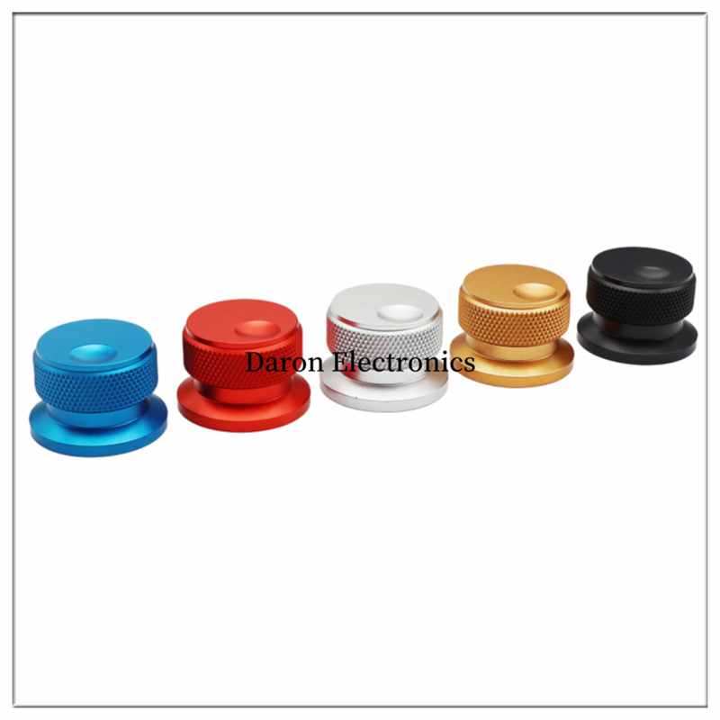 Bouton solide en alliage d'aluminium de couleur, capuchon de bouton de potentiomètre 30x20, capuchon de réglage rotatif pour instrument d'appareil ménager