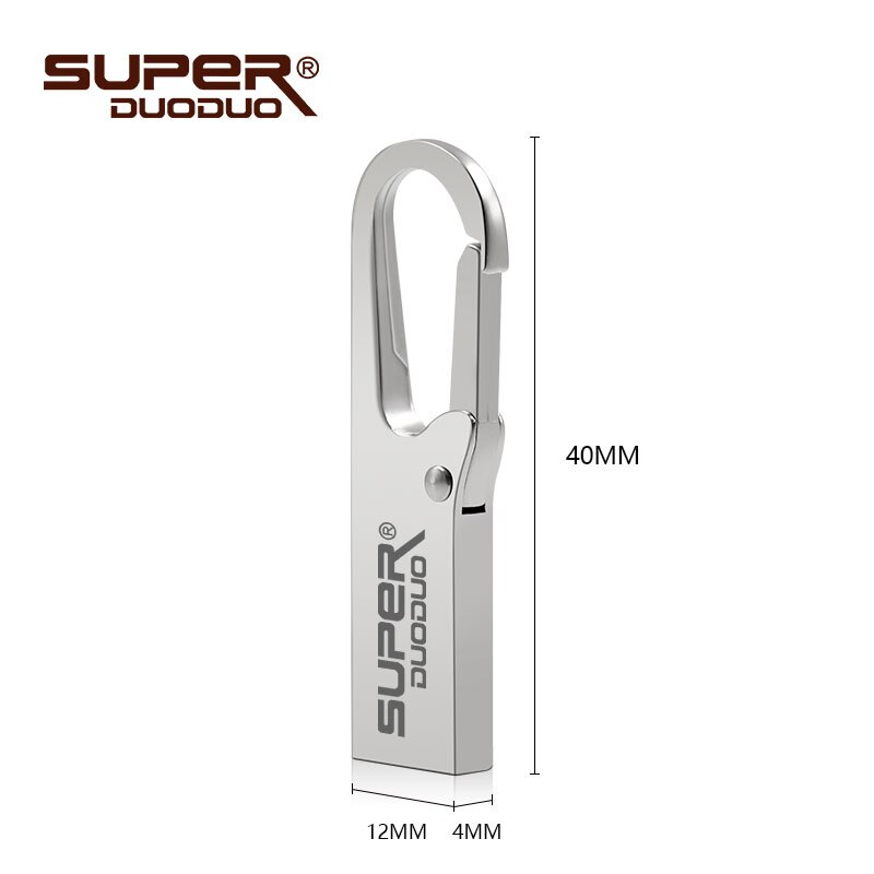 Ad alta Velocità USB veloce unità Metallo Impermeabile penna unità 16GB 32GB 64GB 128GB 256GB Pendrive impermeabile USB del Bastone 2.0 di Memoria del Bastone