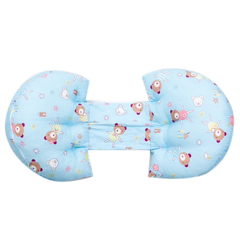 Oreiller d'allaitement pour femmes enceintes | Oreiller en forme de U multifonctionnel, taille latérale, oreiller levage d'estomac, fournitures de couchage: 03