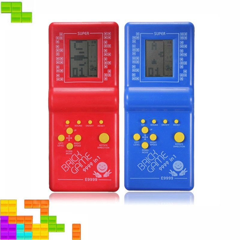 Klassieke Speelgoed Draagbare Lcd Tv Game Speelgoed Nostalgische Speelgoed Baksteen Spel Tetris Machine Volwassen Kind