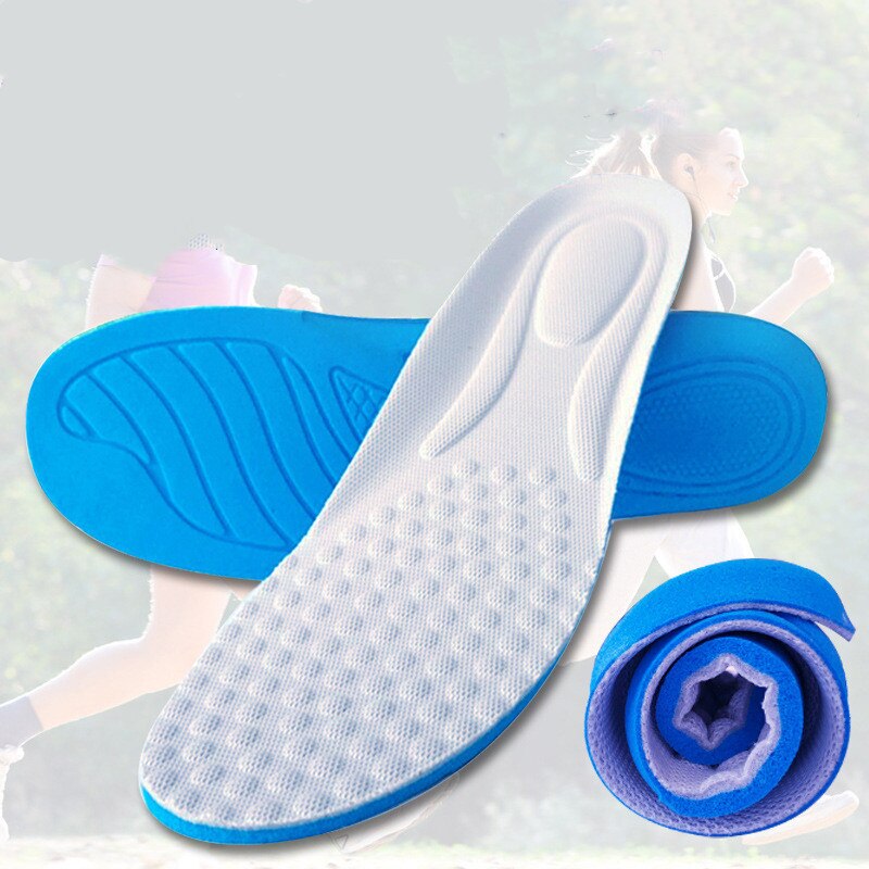 Sport stretch åndbar deodorant løbepude indlægssåler til fødder mand kvinder indlægssåler til sko ortopædisk hukommelseskum