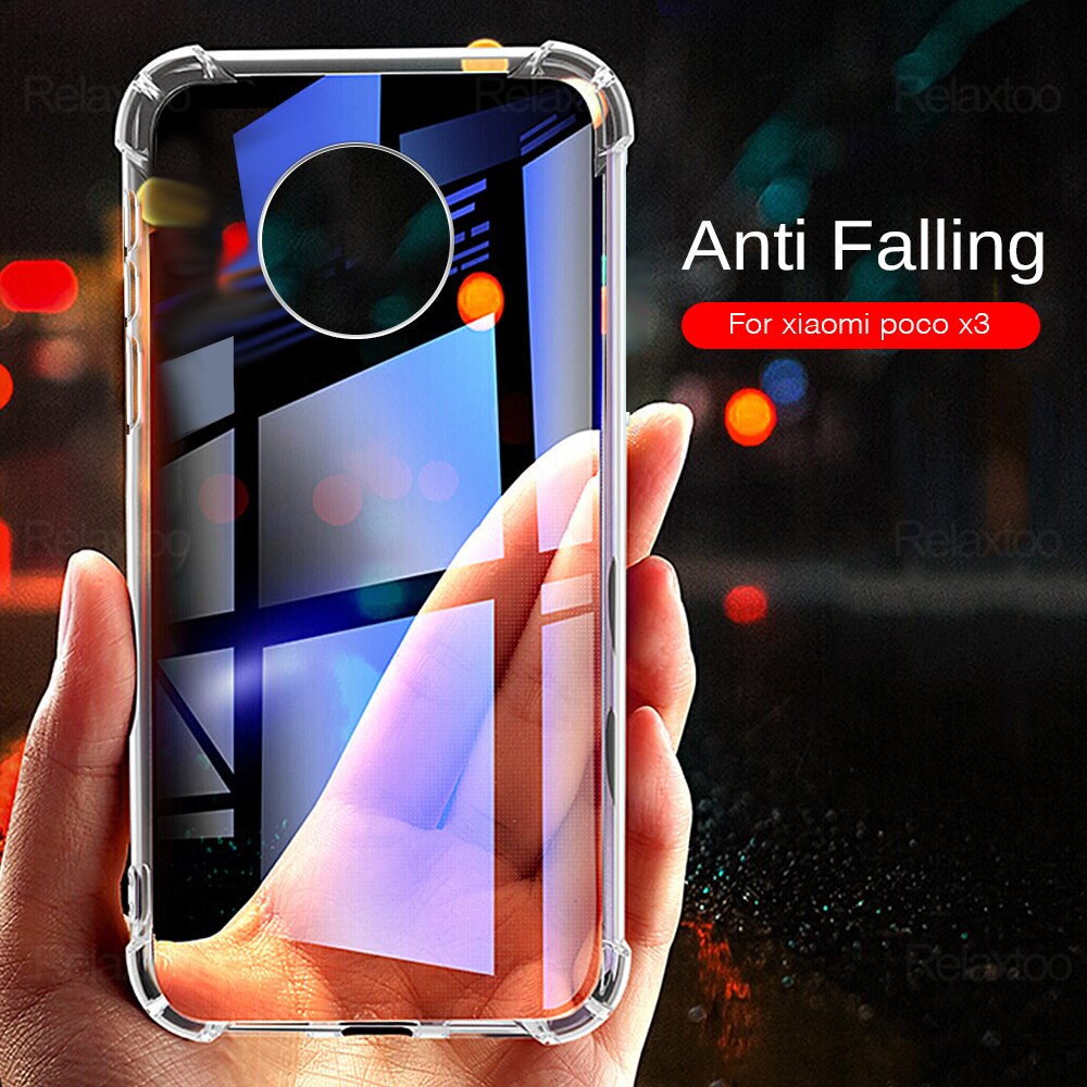 3-in-1 tempered glass for xiaomi poco x3 nfc camera film soft case for mi pocophone x3 x 3 pocox3 3x nfc screen protector cover