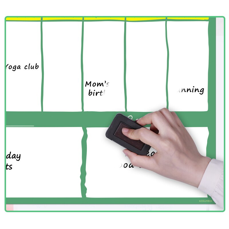 Löschbaren Organizer Bord Magnetischen Zeichnung Schriftlich Bulletin Weiß Boards Nachricht Aufgaben Diagramm mit Freies Marker für Kühlschrank Magneten