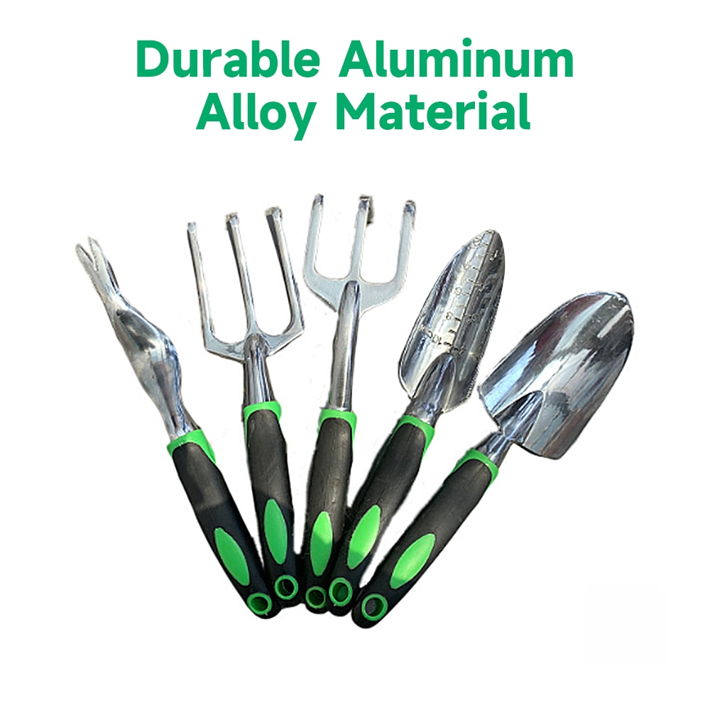 Garden Tools Scoop Planting Tools Carbon Steel Greening Garden Art Tools 9 Sets with Work Tool Kit Claw Gloves For Women and Men