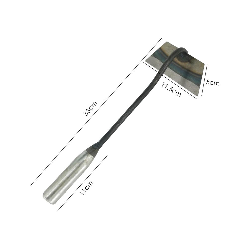 Steel Hardened Hollow Hoe Handheld Weeding Rake Planting Vegetable Farm Garden Tools Agriculture Tool Weeding Accessories