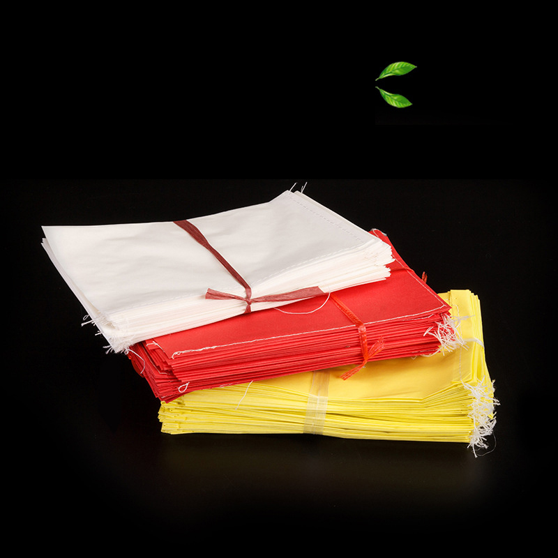 Agriculture Corn Wheat Pollination Isolation Parchment Bag 100PCS-Packs White Red Yellow Available Hybrid Breeding Cover Bag