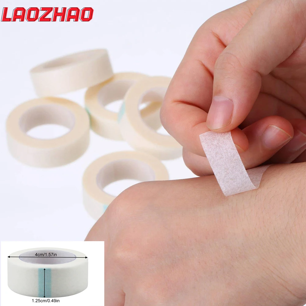 10Rolls Micropore Tape,Breathable Paper Tapes,Latex-Free Paper Surgical Tape,Individually Boxed Paper Bandage Tapes Rolls Sports