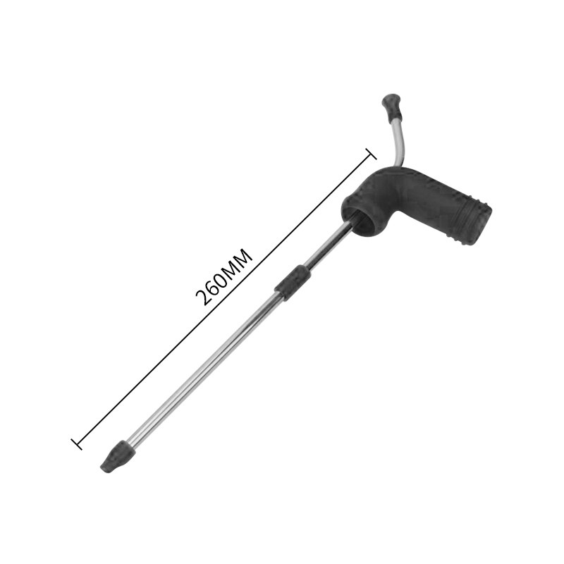 Øl snorkel, dobbelt øl snorkel, øl dispenser: Sort