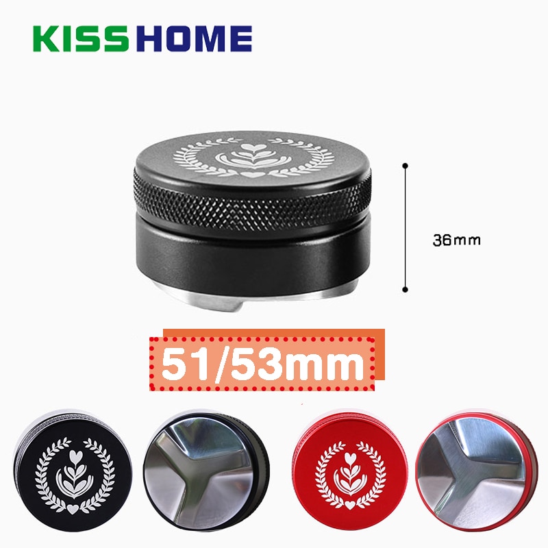 53mm / 51mm kaffedistributør espresso tukle kaffe leveler passer til 54mm breville portafilter espresso distributør