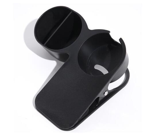 Estante de almacenamiento para oficina, Soporte para vasos, Clip para mesa, escritorio, organizador de botellas, Clips para mesa, Soporte para vasos y bebidas: BLACK