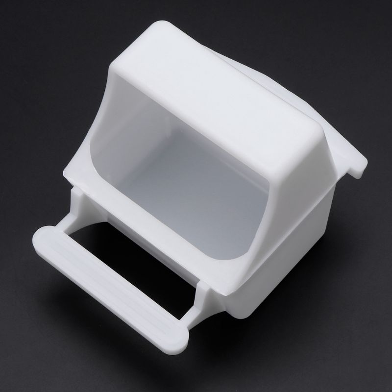 4XFA Bird Feeder Anti Feeding Bowl Box Proof Cage Parrot Pigeon Equipment Plastic Drink Water