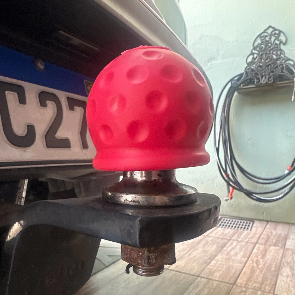 Gloednieuwe 50MM trekhaakbal afdekking, universele trekhaakbal beschermkap, auto-accessoires.