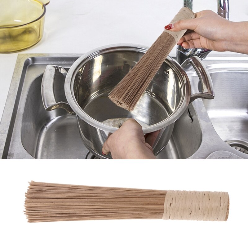 fouet de nettoyage traditionnel bambou Wok brosses outils de cuisine 7 pouces de longueur