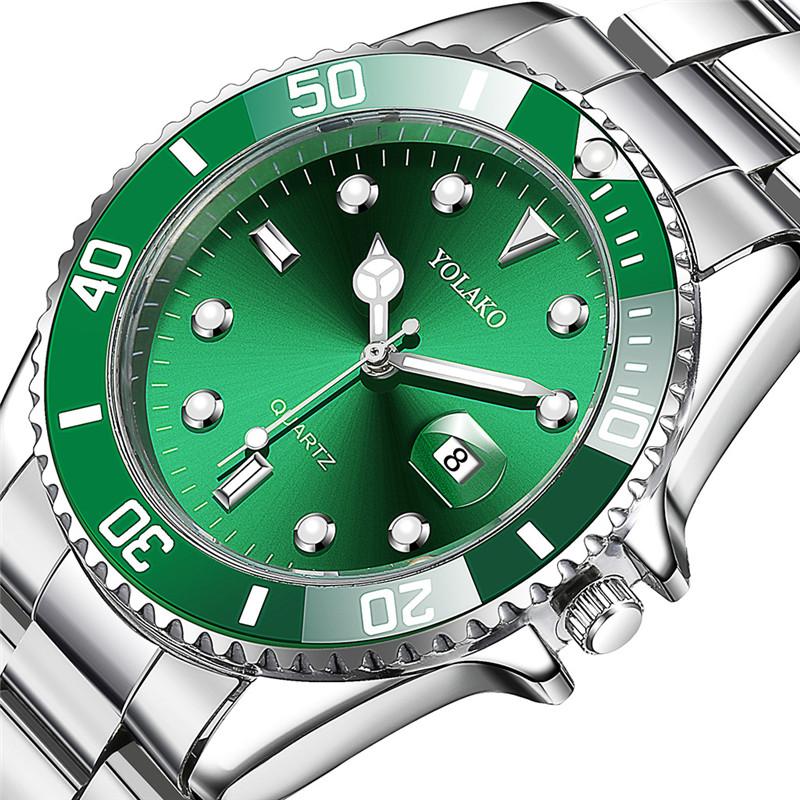 Montre de Sport homme de luxe horloge à Quartz hommes acier inoxydable affaires pour Renault trafic 2006 2001 megane 1996 2002 scénic 1999