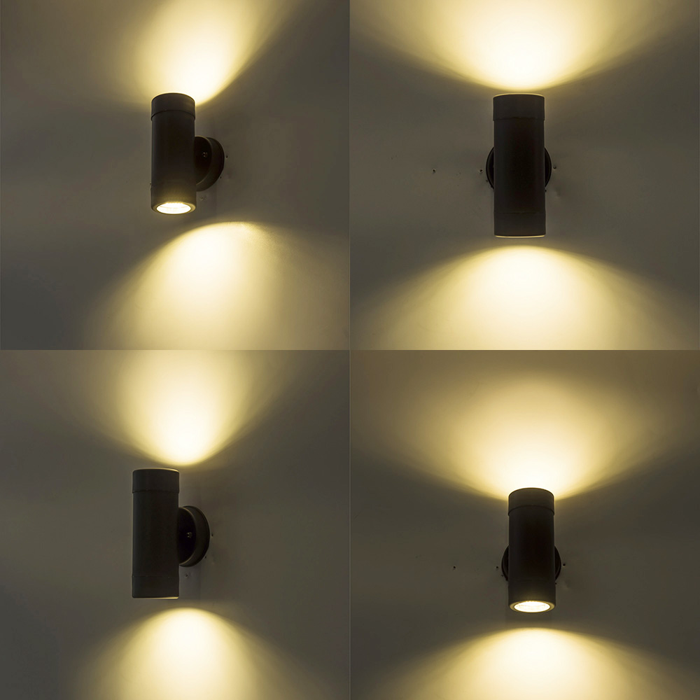 Zwart Shell up down wandlamp Richting Verlichting Decoratieve ronde 10W LED Wandlampen