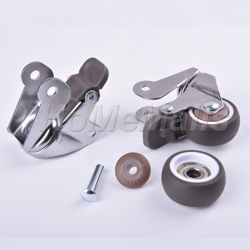 Ruedas para cunas y otros equipos pequeños, ruedas pequeñas que no dañan el suelo, 2/4 unidades