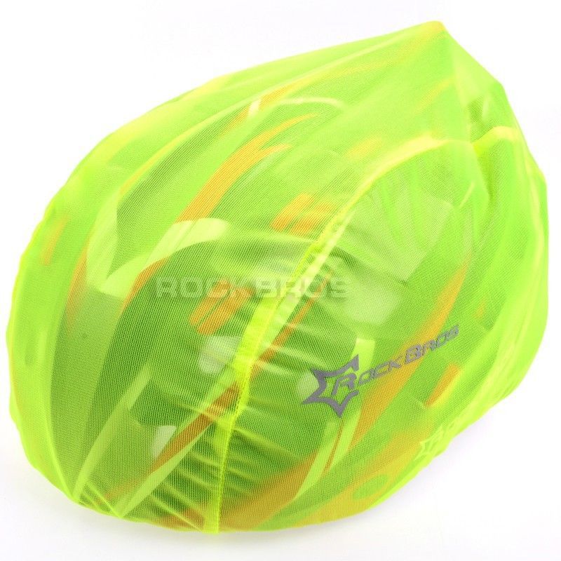 ROCKBROS Winddicht stofdicht Regenhoes MTB Racefiets Fietsen Cycle ultralichte Helm Covers Ultra- licht 4 Kleuren: Groen