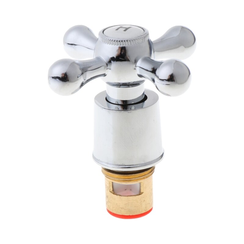 1Set Copper Cross Handle Bath Sink Faucet Handle for Kitchen Bathroom Accessory