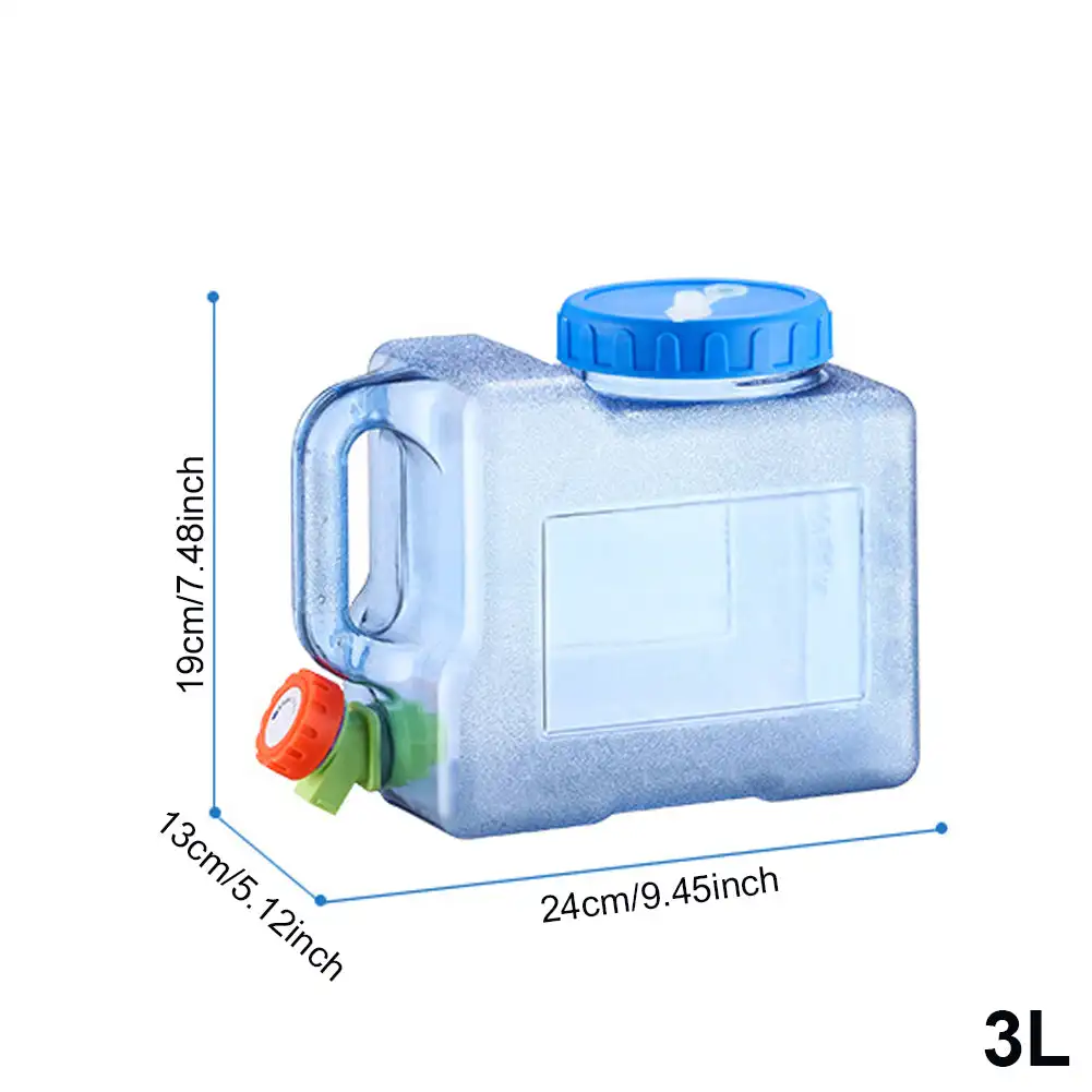 Tanica Con Rubinetto Contenitori Acqua Da Campeggio Serbatoio D'acqua Da Campeggio Per Viaggi All 'aperto Contenitore Container D'eau Da Campeggio Tanica Con Rubinetto 5 Litri
