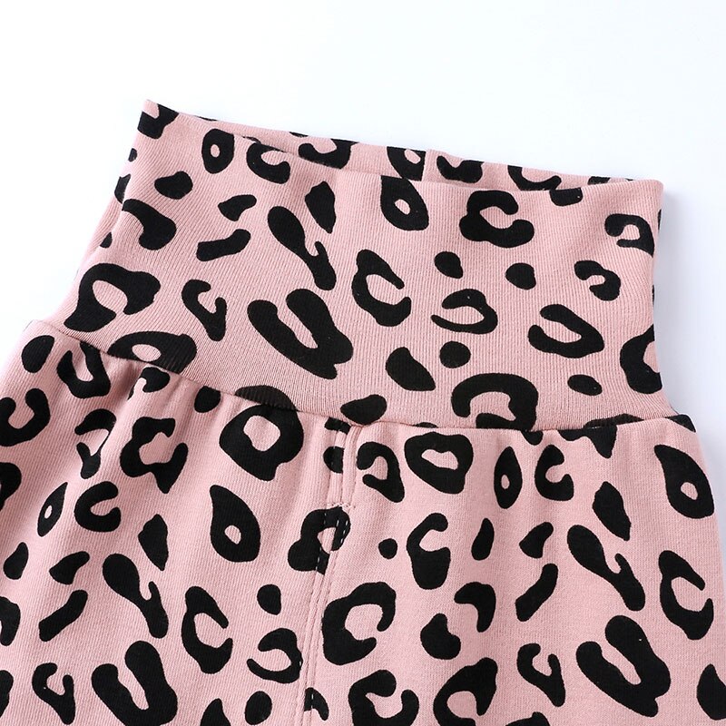2-6 ans pyjamas léopard pour enfants printemps automne vêtements pour enfants pyjamas ensembles coton à manches longues vêtements de nuit + pantalon