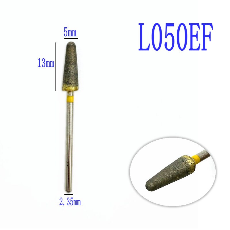 Fuly- Sintered Diamond HP Polisher Grinder for Polishing Trimming Drill 2.35mm Shank Dental HP Polishing Burs