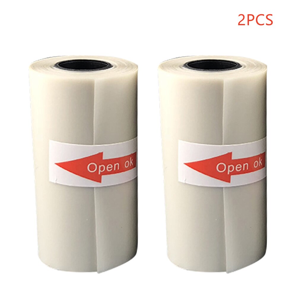 Zelfklevende Printable Sticker Papierrol Direct Thermisch Papier 57*30 Mm Semi-Transparante Print Papier Voor Paperang machine P1/P1S