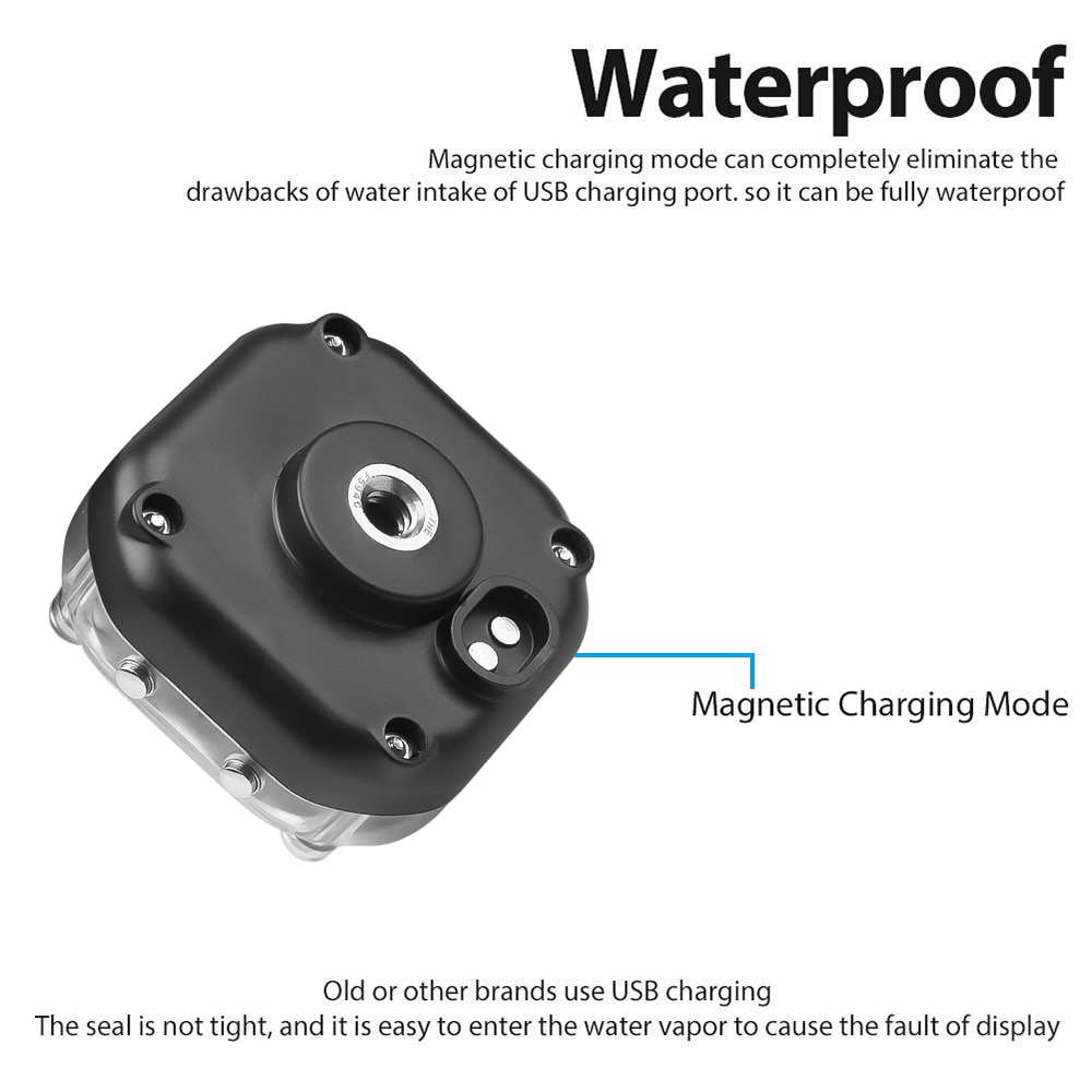 Moto TPMS température des pneus et système de surveillance de la pression des pneus écran LCD 2 pièces capteur externe magnétique USB Charge rapide
