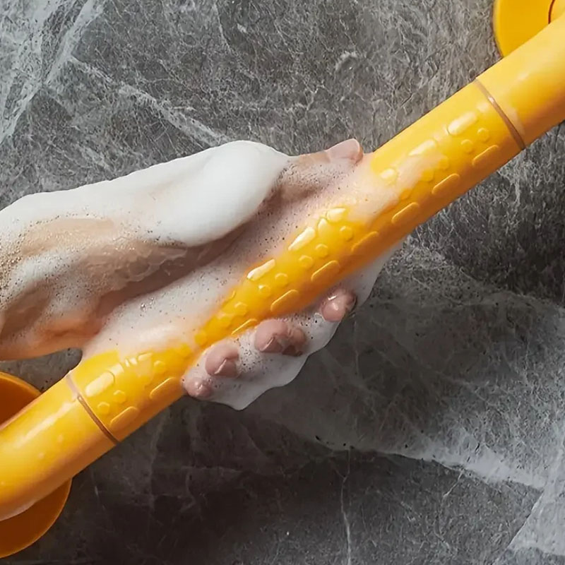 Badkamer met lichtgevende veiligheid Anti-valleuning Roestvrij stalen handgreep Ouderen Antislip toiletarmsteun Badkameraccessoires
