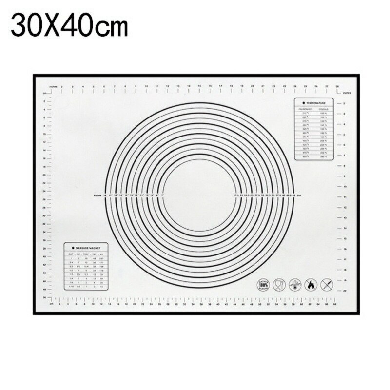 60*40CM Nicht-Stick Silikon Back Matte Pad Backen Blatt Glas Faser Roll Teig Matte Cookie Macaron backen Matte Gebäck Werkzeuge 15: G224703A