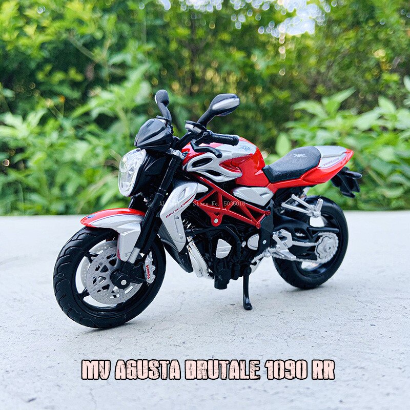 Bburago 1:18 KTM-450 SX-F Factory Edition Static Die Cast Vehicles Collectible Motorcycle Model Toys: MV Brutale 1090 RR