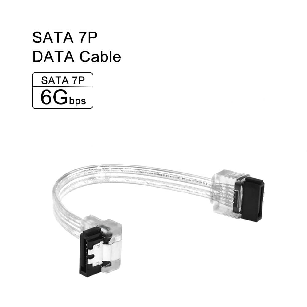 SATA 3.0 III 6 Gb/s 10 cm Harde Schijf Data Seriële ATA Rechte Kabel 26AWG voor HDD SSD snoer lijn 7pin sata kabel 10 CM: green