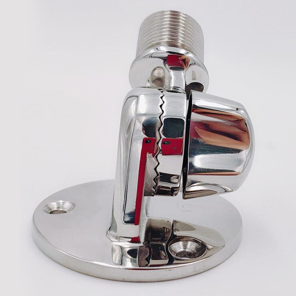 Stainless Steel Boat Swivel Round Base Antenna Mount Marine Grade Adjustable
