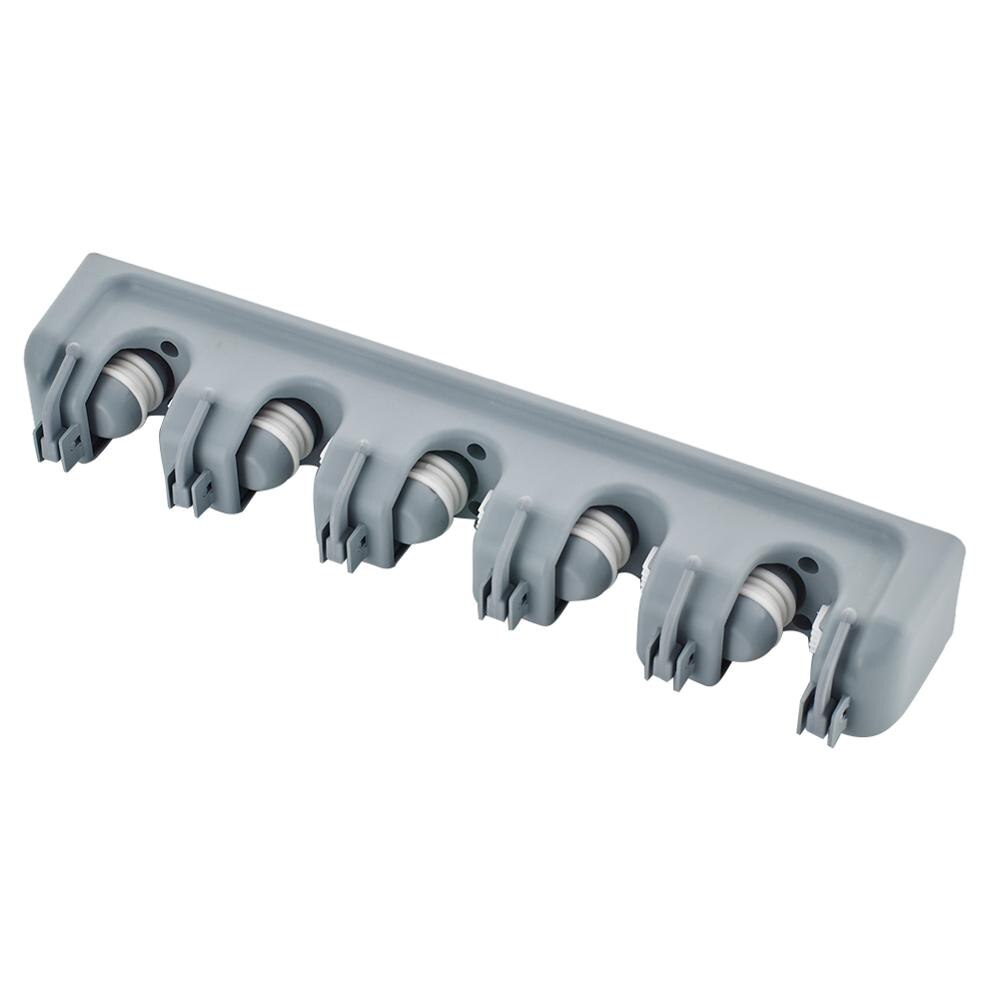5/4/3 Position support de serpillière cuisine organisateur brosse balai cintre support de rangement ménage vadrouille brosse cintre cuisine Gadgets: 5 racks
