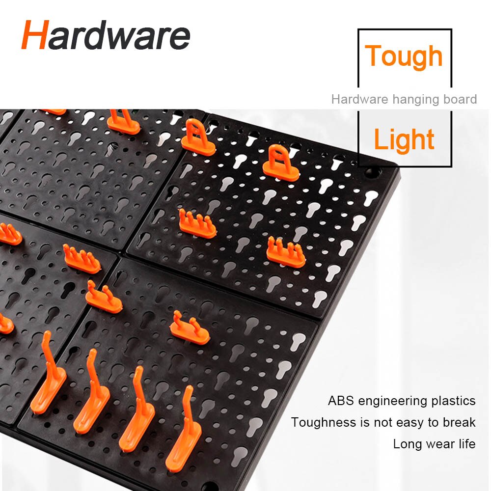 Hardware Tool Storage Rack Garage Workshop Storage Rack Screw Wrench Classification Component Shelf Wall-Mounted Tools Organiser