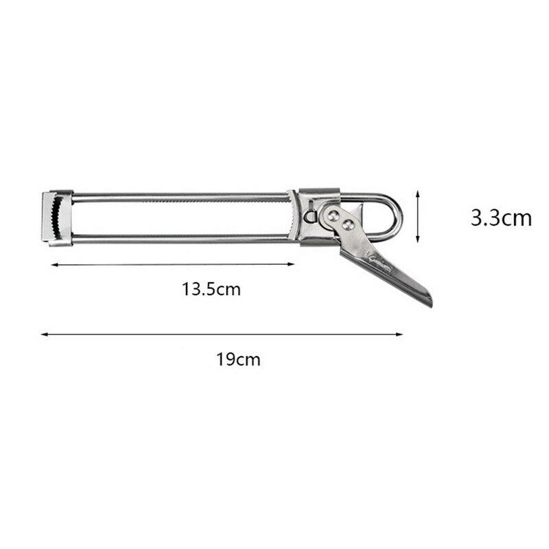 Verstelbare Rvs Blikopener Professionele Handleiding Flesopener Multifunctionele Keuken Accessoires Elektrische Wijn Opener