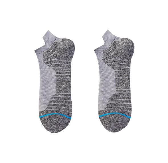 Calcetines deportivos de nailon para hombre, medias para correr al aire libre, senderismo, superelite, , 5 par/lote: Gris
