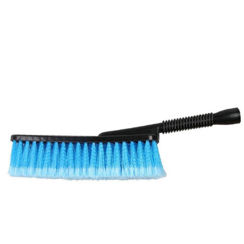 Blue Color Car Wash Brush With Retractable Long Handle Water Flow Switch Foam Bottle Car Cleaning Soft-bristle Protect the Car