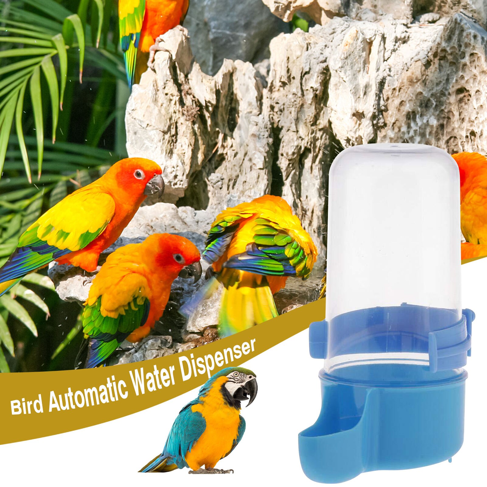 Vogel Automatische Wasser Spender Sicher Kunststoff Hängen Vogel Liefert Insekten Liefert Kleine Tiere