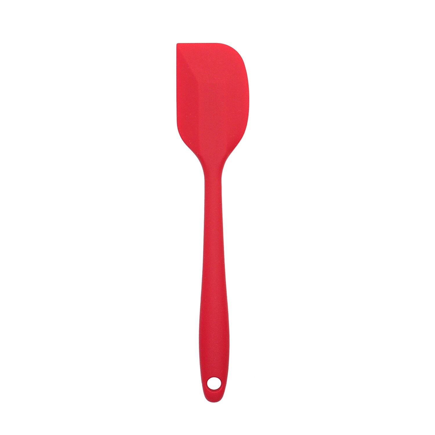 Non-Stick Silicone Cooking Utensils Set Spatula Shovel Cooking Tools Set High Temperature Resistance Kitchenware Accessories: Red Small scraper
