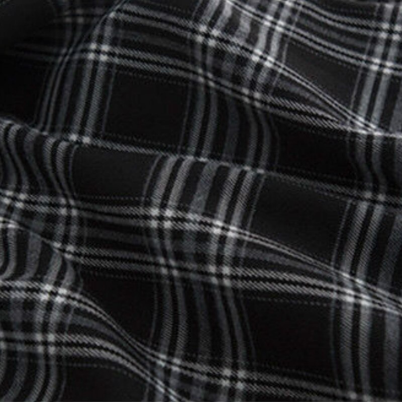 Pantalones a cuadros negros para mujer, ropa de calle Retro Harajuku para estudiantes, pantalón de pierna ancha de longitud completa, , Popular, Unisex, nueva