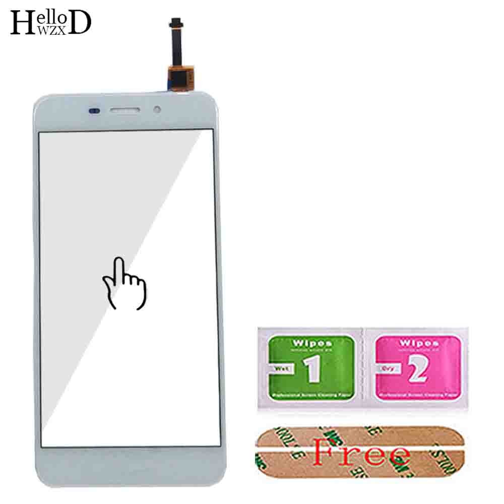 Mobile Touch Screen For Huawei Honor 6C Touch Touchscreen Sensor Panel Digitizer Outer Glass Tools Adhesive Wipes: White No Tools