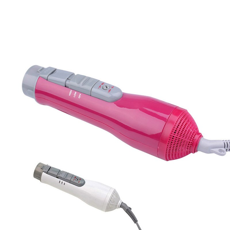 8-In-1 Multifunctionele Professionele Droger Blower Kam Borstel Salon Haardroger Reizen Föhn Curling Haar Hairstyling Tool 21: Rood