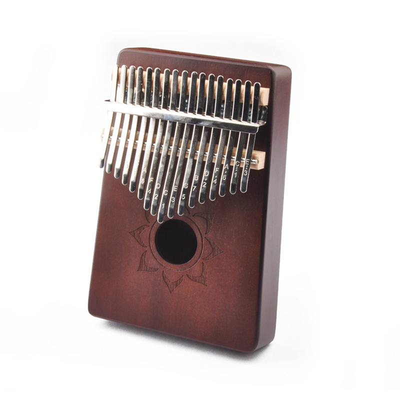 17 Keys Kalimba Thumb Piano Finger Flexible Piano African kalimba Made By Single Board Wood Mahogany Musical Instrument For Kids