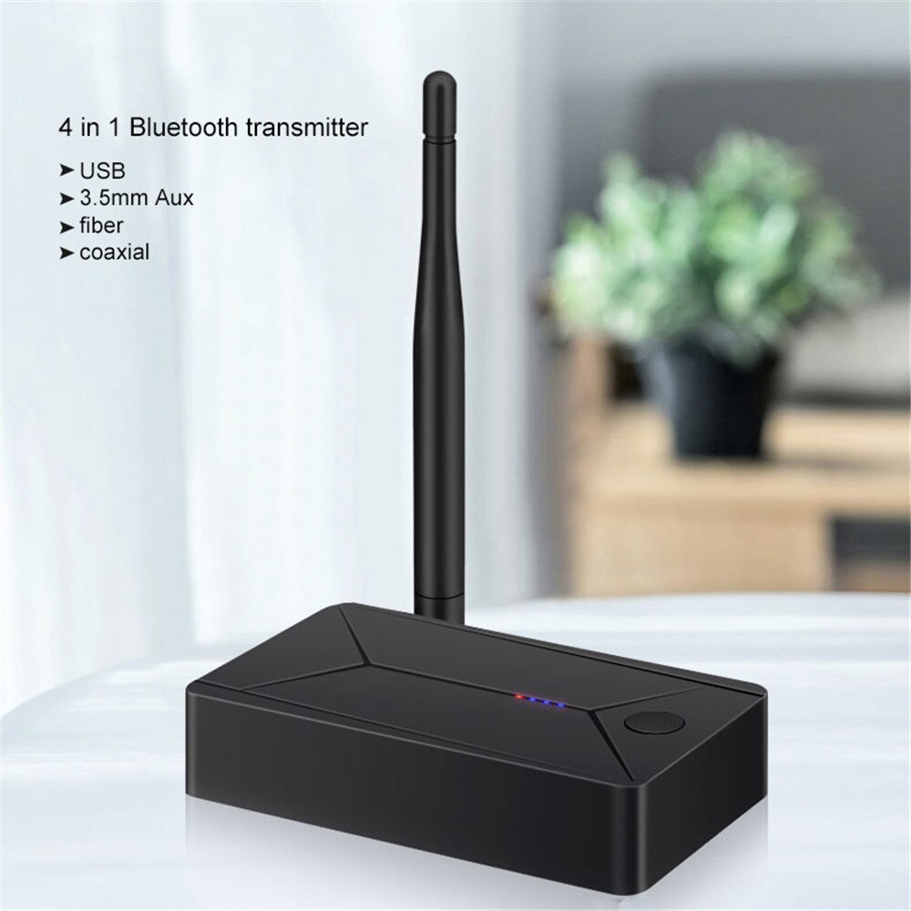 Retoo Émetteur/Récepteur Bluetooth 2en1 – AUX 3.5mm & RCA, Faible Latence, Batterie 8h – Voiture, TV, HiFi
