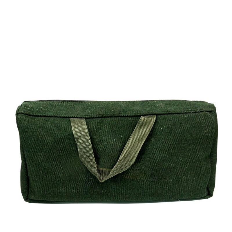 1 st slitstark, tjockare canvas verktygspåse för elverktygsförvaring arrangör bärbar instrumentväska tote bag