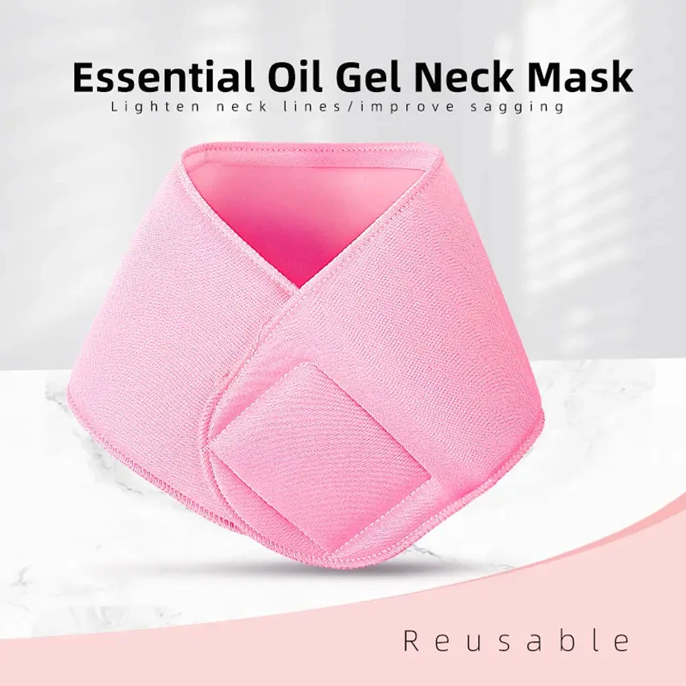 Herbruikbare Siliconen Gel Anti Veroudering Patch Voor Nek Masker Spa Nek Wrap Masker Hydraterende Riem Schoonheid Huid Nek Verzorging Vrouwen Nek Masker