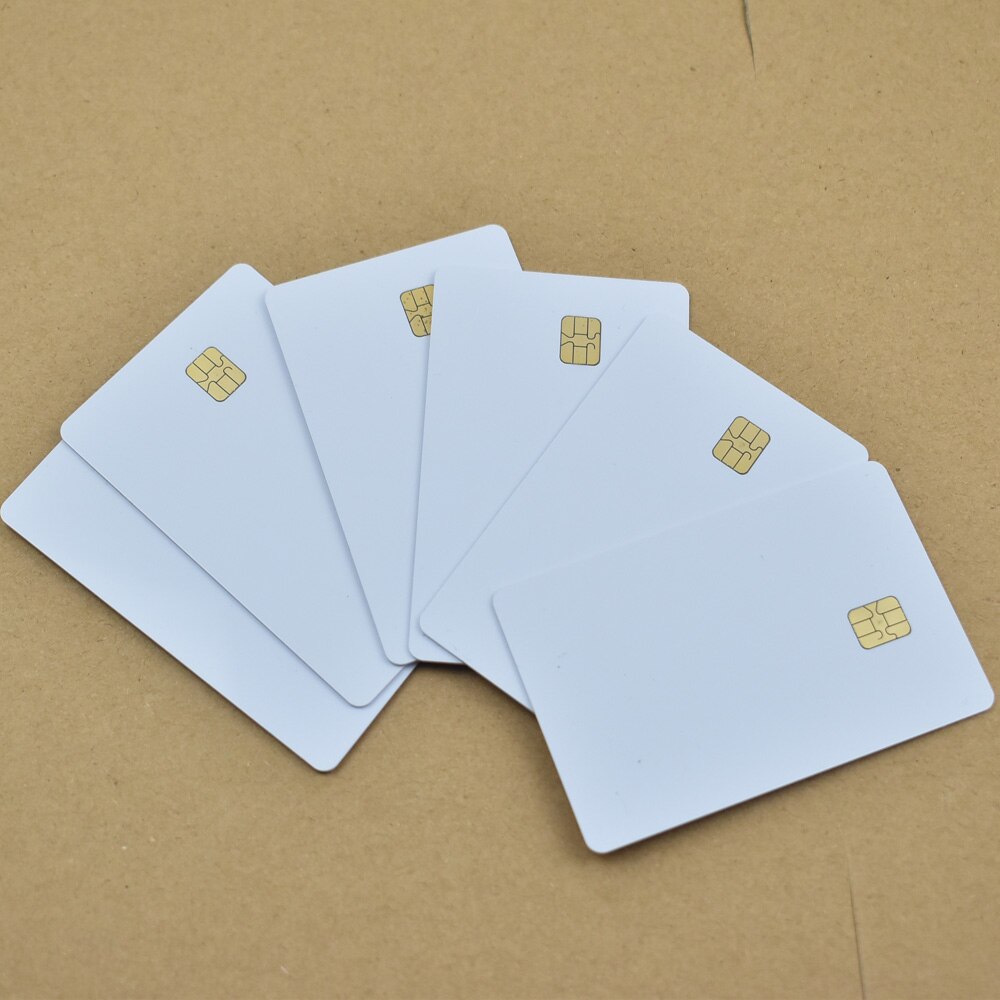 1pcs SLE 4428 PVC Blank card contact IC smart Card