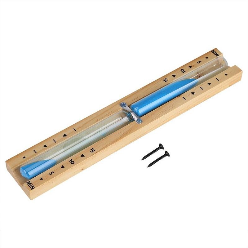 15 Minute Timer Sauna Hourglass Wall Rotating Sand Timer Countdown Clock 15 Minute