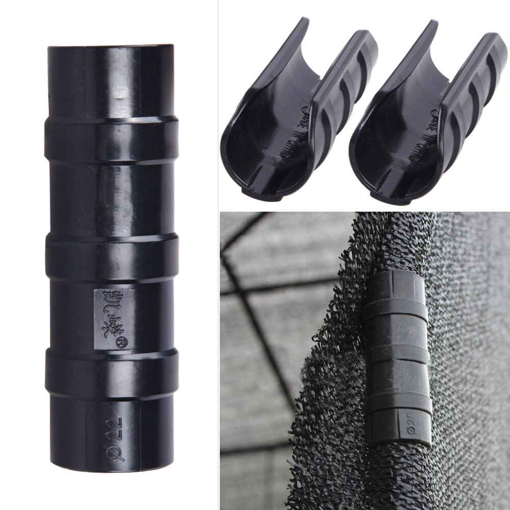 Pipe Tube Multi Dimension Film Clip Clamp Connector Kit Garden Buildings Tube Clip Greenhouse Frame 10 pcs BS
